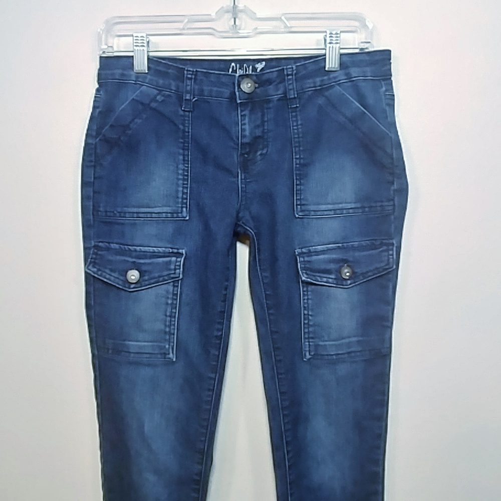 ChiQle Denim Architect Skinny Jeans size 7 Juniors